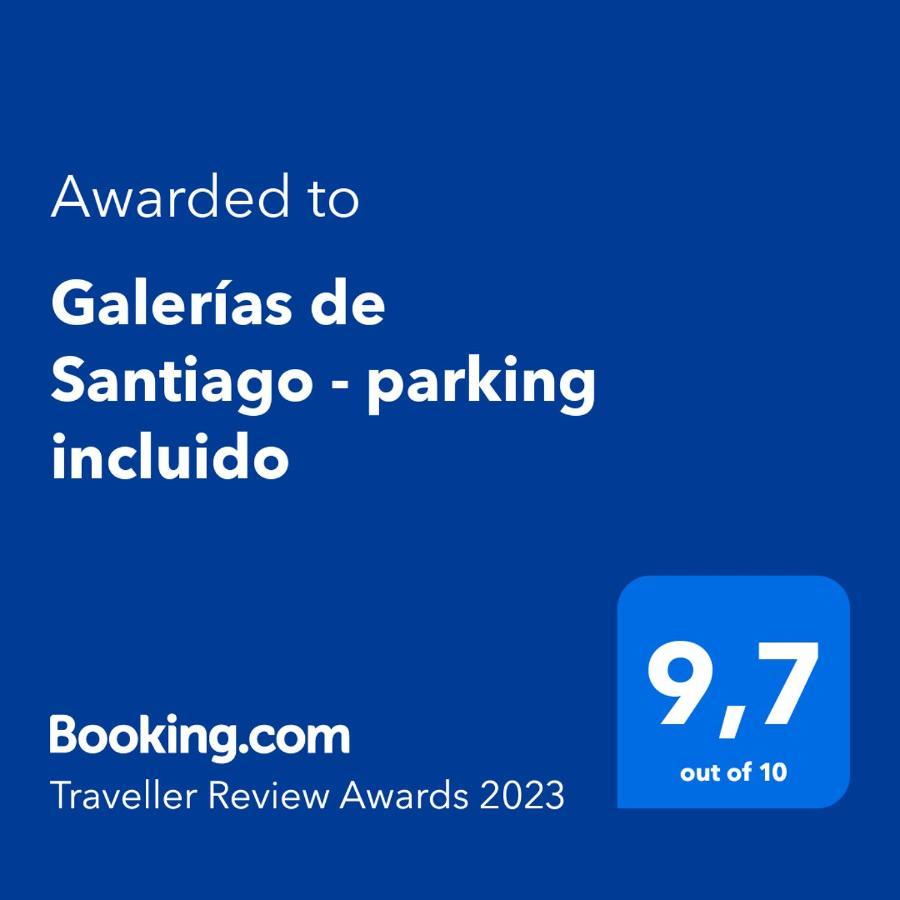 Apartamento Galerías de Santiago - parking incluido Santiago de Compostela Exterior foto